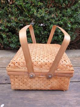 Bamboo Box with Handle